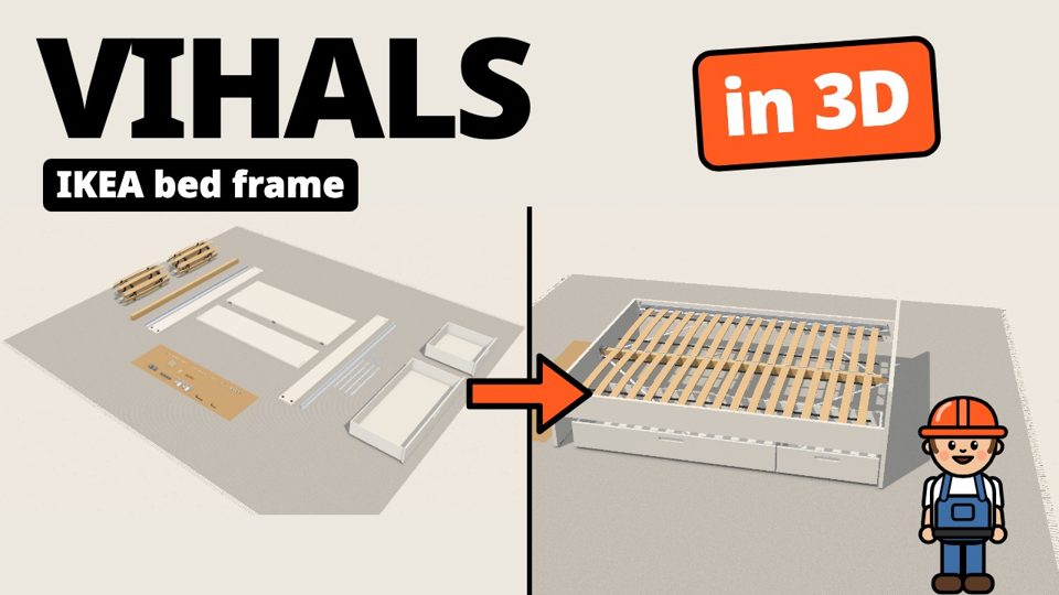 Thumbnail of the VIHALS bed frame guide